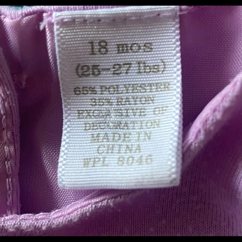 FIRST IMPRESSIONNS-LAVENDER TIERED DRESS=18 MONTHS